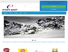 Tablet Screenshot of erdani-sport.si